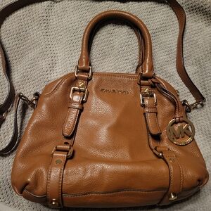 Michael Kors Tan Leather Satchel